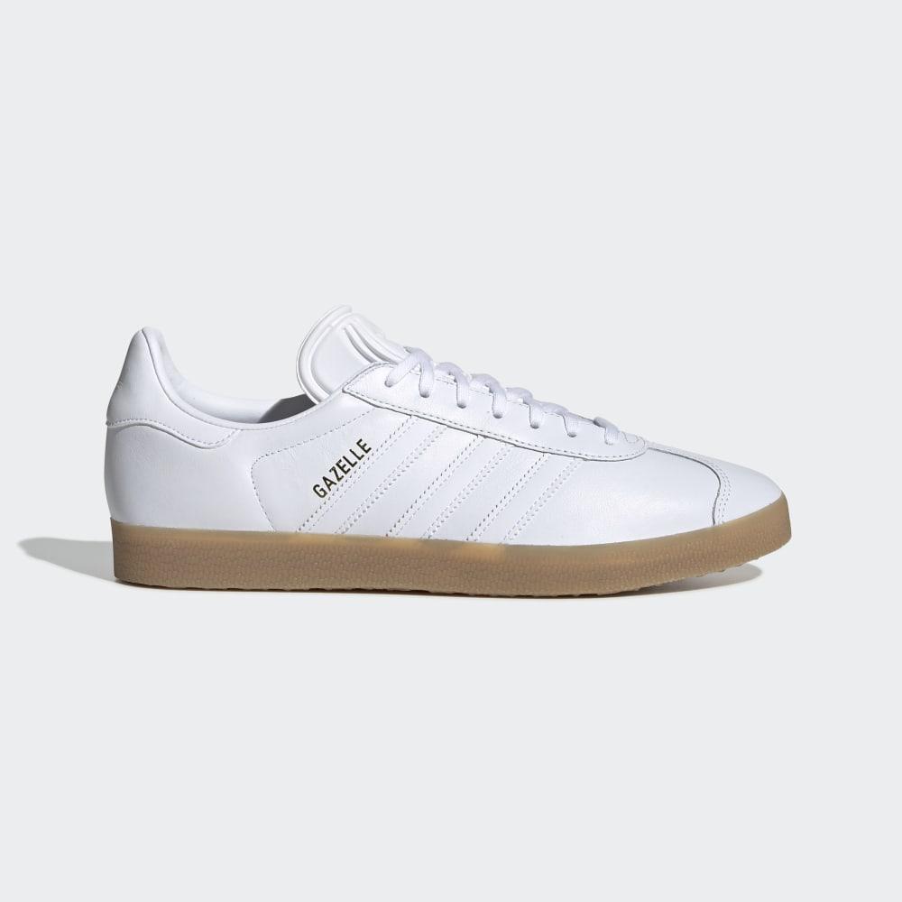 Adidas Men's Gazelle Originals Shoes White Ireland BD7479